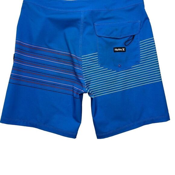Hurley Boardshorts Men's 29 Blue Summer Beach Pool Surf Performance Swim Trunks - Picture 9 of 13